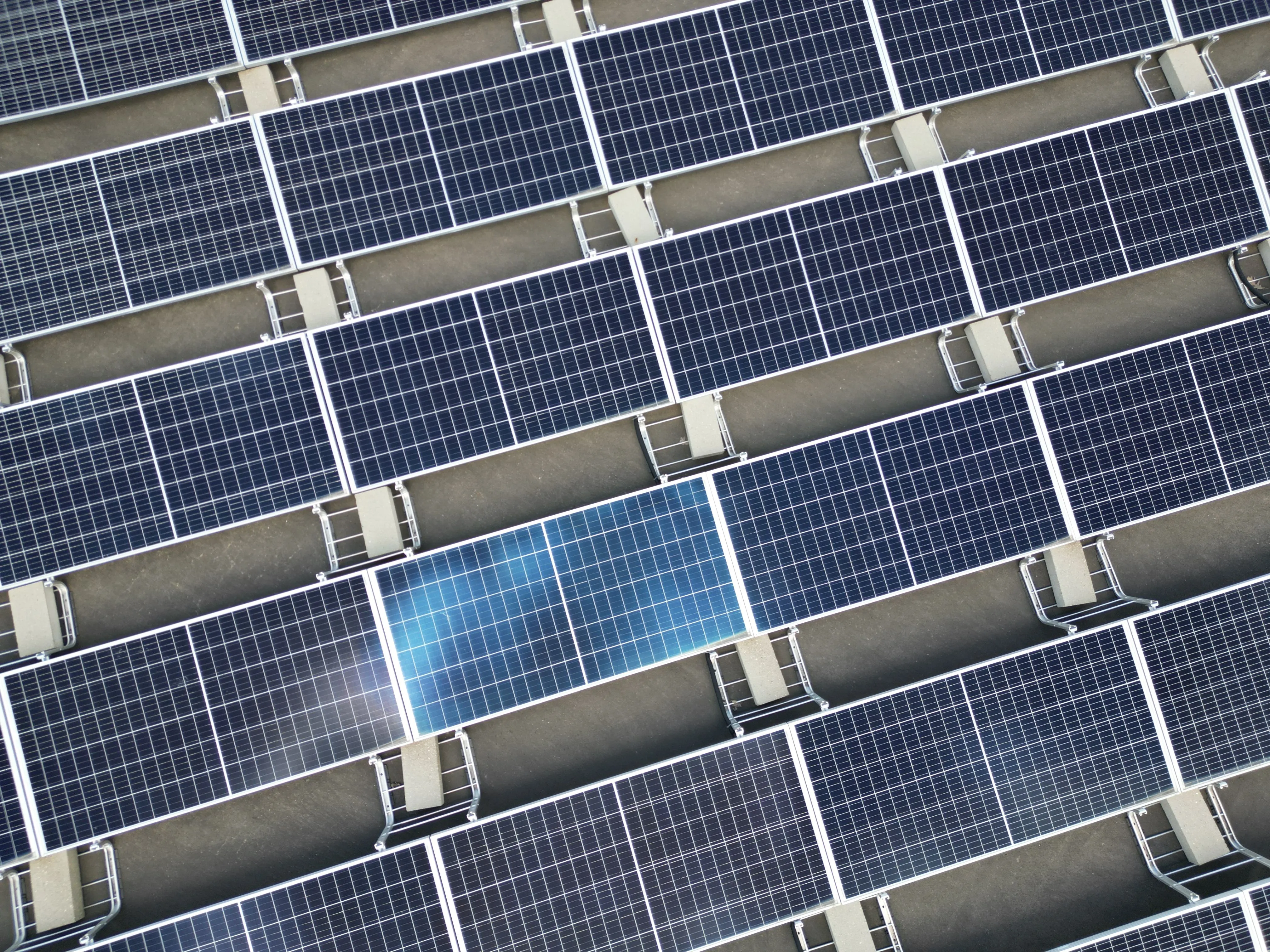 Factory Shed Multi-Bay Solar Array